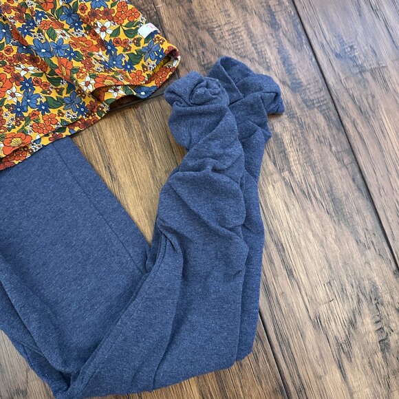 Ruffle Butts Autumn Floral Leggings Set - Picture 4 of 6